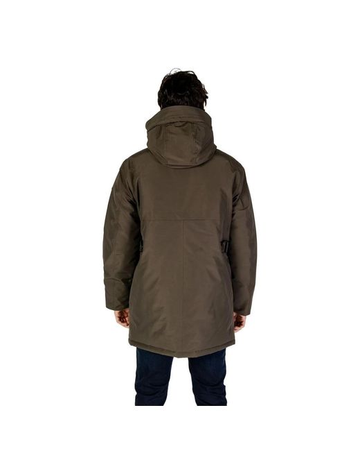Replay Three Layers Nylon Poly M8404 Parka in het Brown voor heren