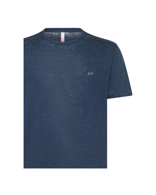 Sun 68 Blue T-Shirts for men