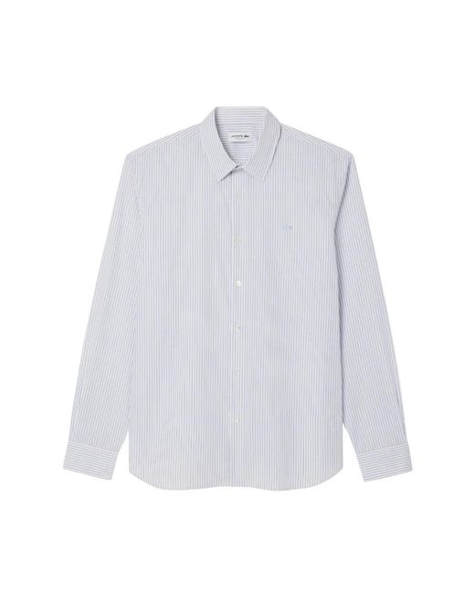 Lacoste White Casual Shirts for men