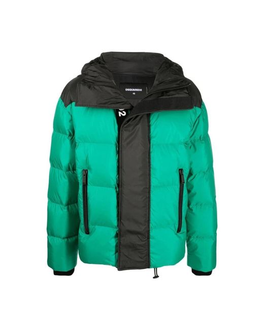 Winter Jackets di DSquared² in Green da Uomo