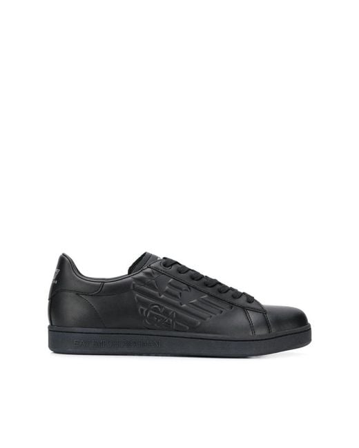 EA7 Black Sneakers for men