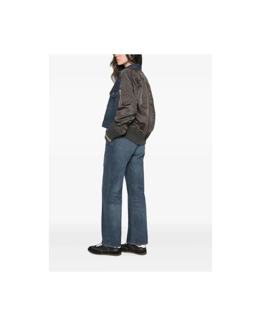 Sacai Blue Denim Jackets