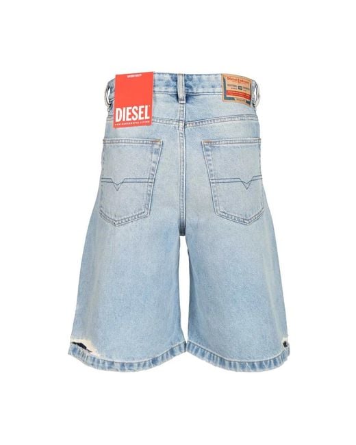 DIESEL Blue Denim Shorts