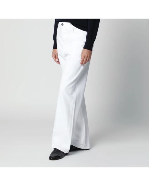 Rohe White Straight Fit Jeans
