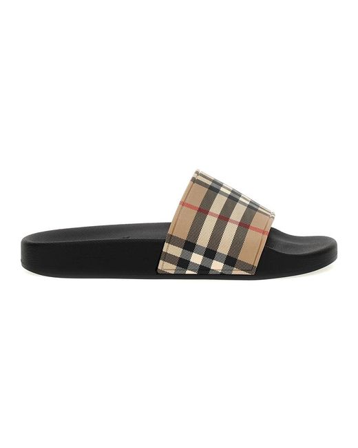 Burberry Brown Sliders