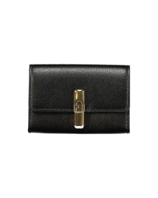 Furla Black Nero Leather Wallet