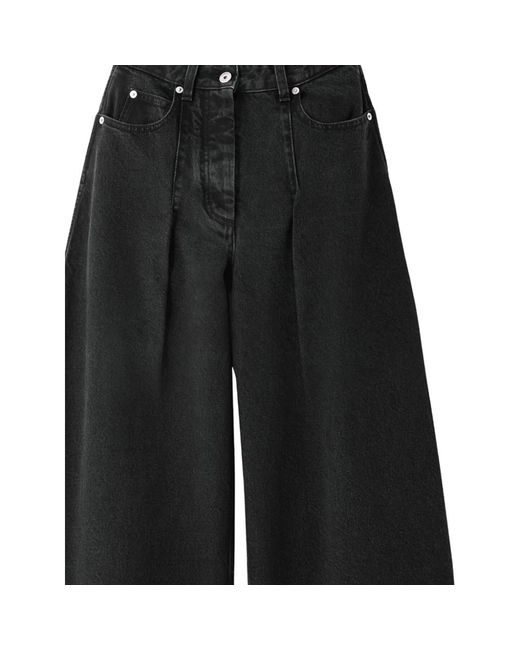 Jacquemus Black Loose Fit Jeans