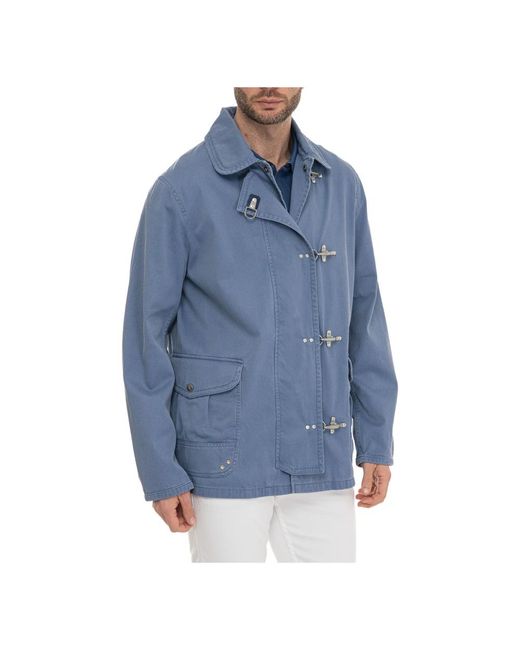 Fay Medium Lengte Harringtonjas in het Blue voor heren