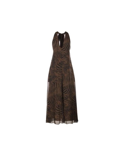 Max Mara Brown Maxi Dresses