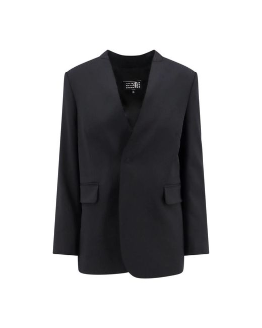MM6 by Maison Margiela Black Blazers
