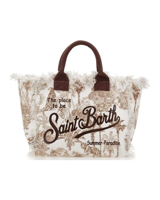 Mc2 Saint Barth Metallic Tote Bags