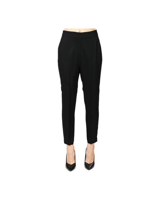 Pinko Black Straight Trousers