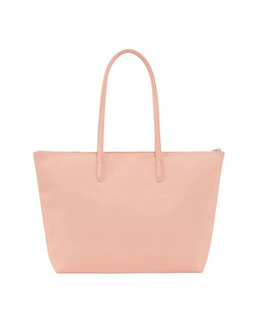 Lacoste Pink Tote Bags