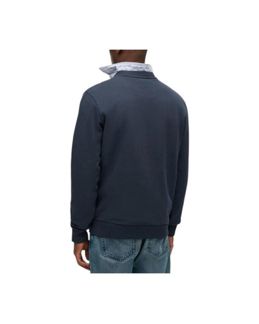Superdry Hoodies & Sweatvesten ,Blauw ,Katoen Sweatshirts in het Blue voor heren
