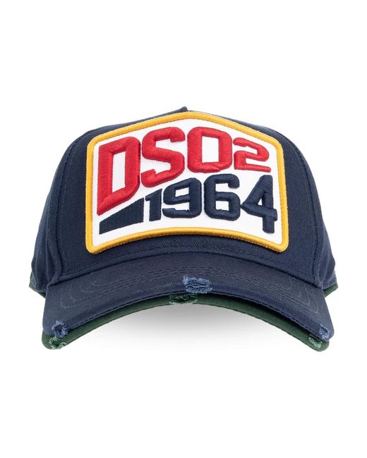 DSquared² Blue Dsq2 1964 Baseball Cap