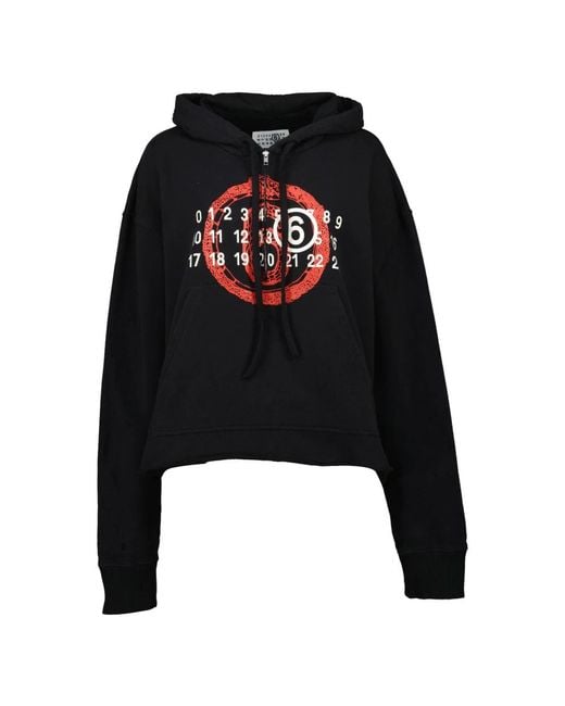 MM6 by Maison Martin Margiela Hoodies in het Black