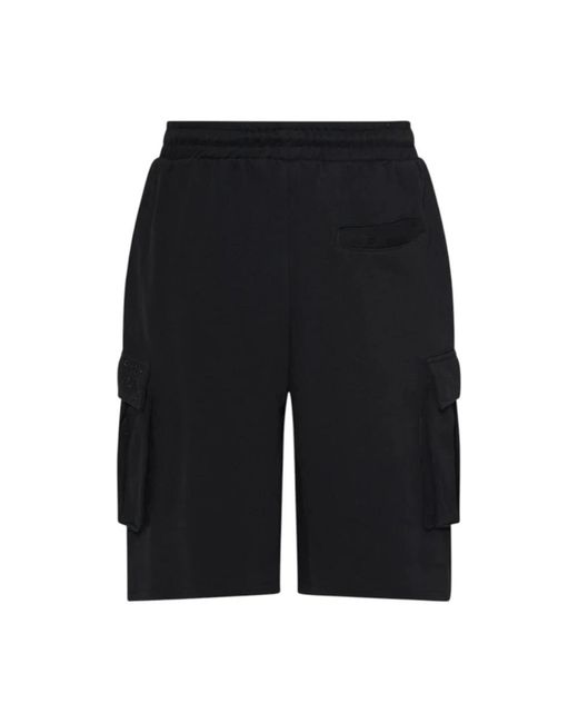 John Richmond Black Casual Shorts for men