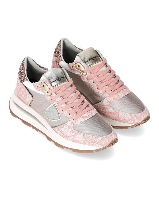 Philippe Model Pink Sneakers