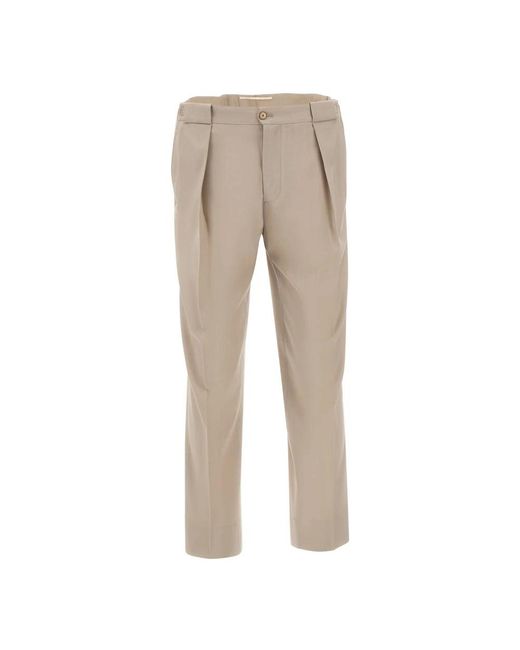 BRIGLIA Natural Slim-Fit Trousers for men