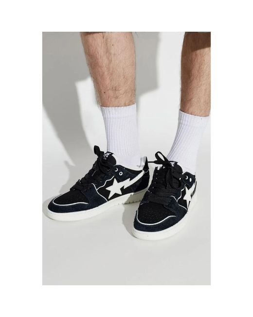 A Bathing Ape Black Sneakers for men