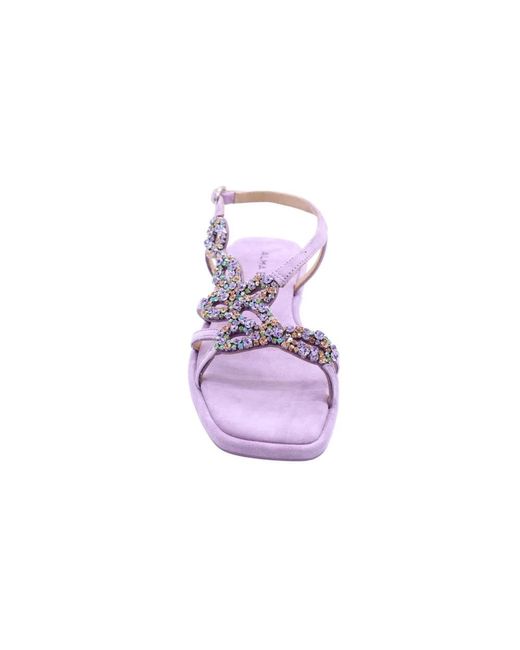 Alma En Pena. Purple Stylische sandale kitzbuhel