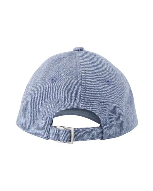 Jacquemus Blue Gadjo Curved Brim Six Panel Hat
