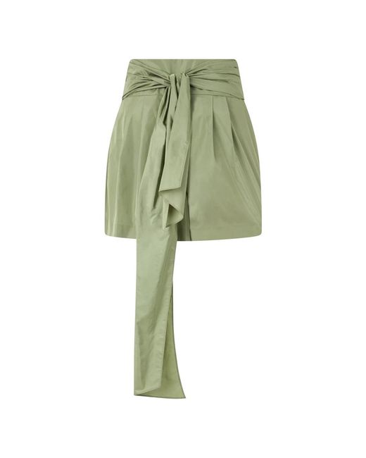 Alberta Ferretti Green Short Skirts