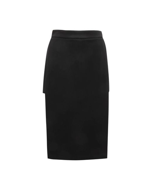 Elisabetta Franchi Black Midi Skirts