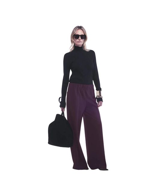 Liviana Conti Blue Wide Trousers