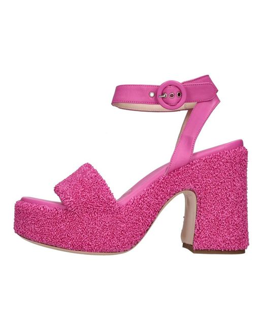 Agl Attilio Giusti Leombruni Pink Sandals