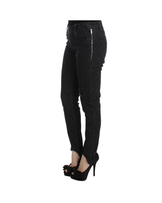 Ermanno Scervino Black Elegant Slim Fit Jeans