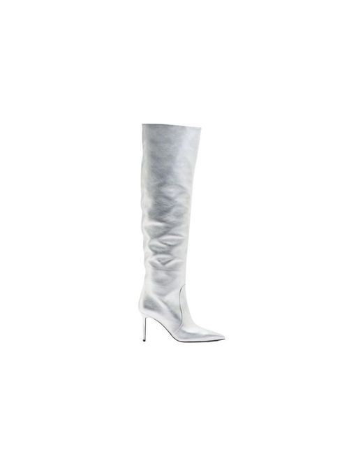 Scarosso Blue Heeled Boots