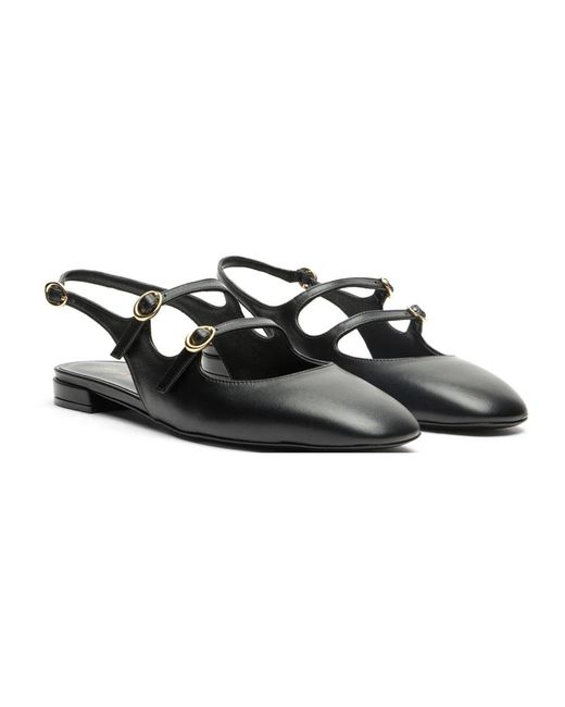 Stuart Weitzman Black Ballerina Shoes