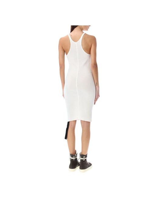 Rick Owens White Short Dresses