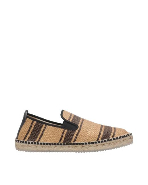 Espadrilles Schoenen ,Veelkleurig ,Platte Schoenen in het Natural voor heren