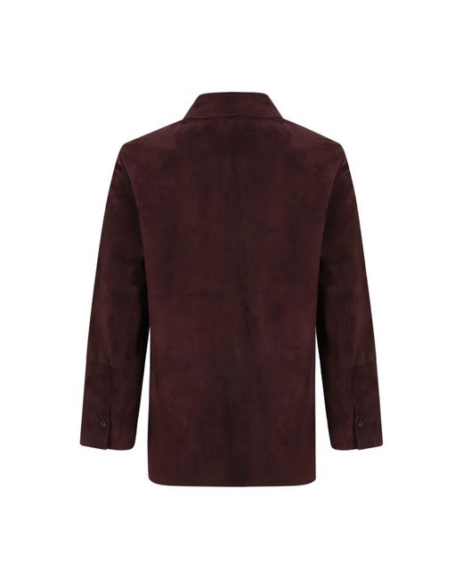 Leather Jackets Max Mara de color Purple