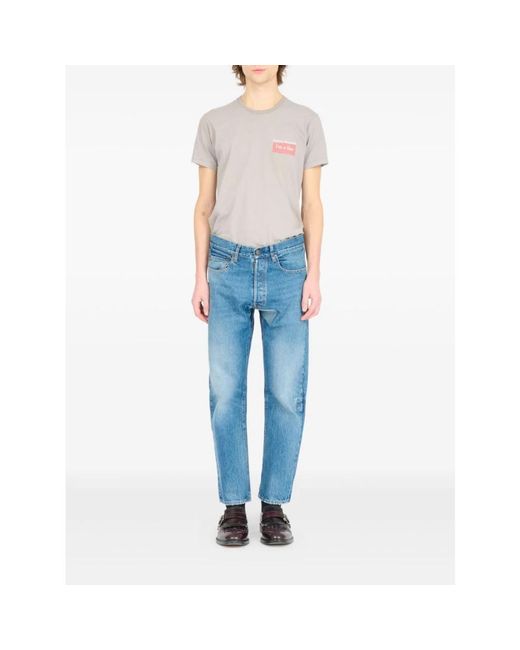 Maison Margiela Blue Straight Fit Jeans for men
