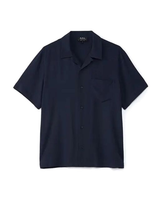 A.P.C. Blouses shirts in Blue für Herren