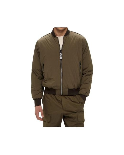 Ice Play Green Bomber Jackets for men