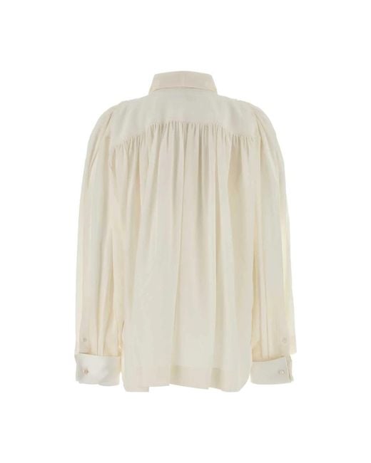 Carven White Blouses