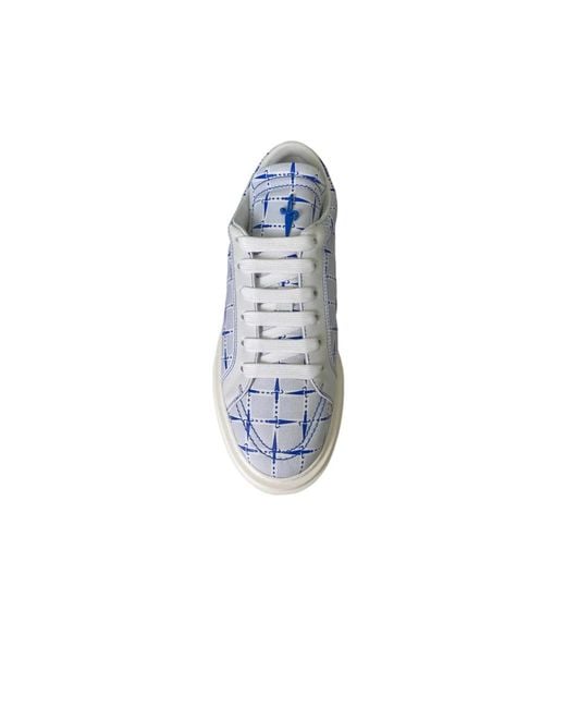 Cesare Paciotti Blue Sneakers for men