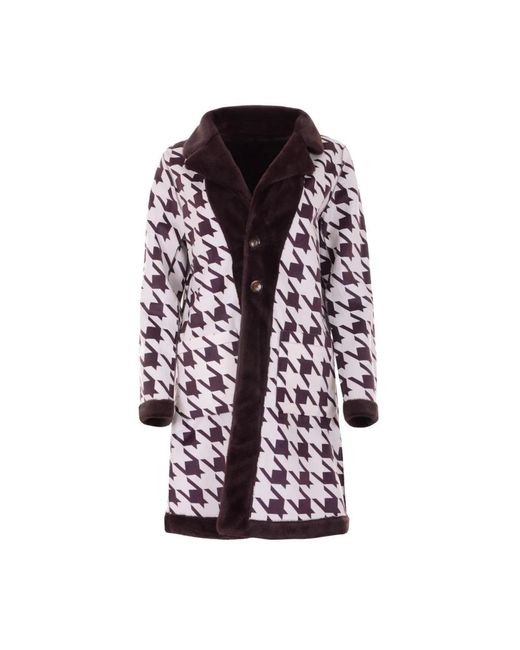 Single-Breasted Coats Maicazz en coloris Purple