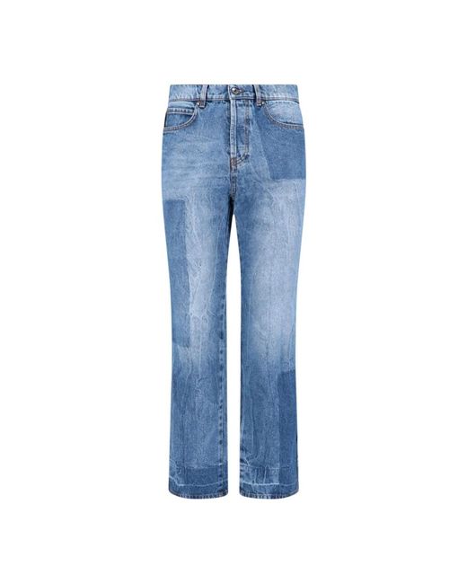 MSGM Straight jeans in Blue für Herren