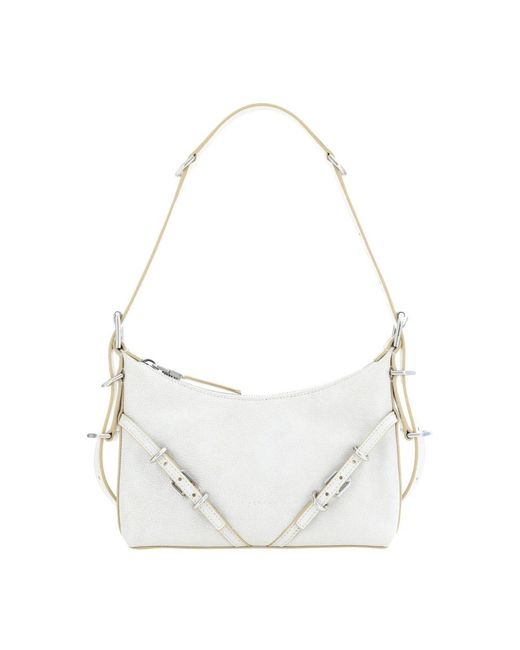 Givenchy White Weiße Schultertasche Versace Voyou Mini
