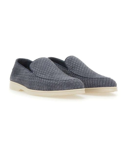 Doucal's Blue Loafers for men