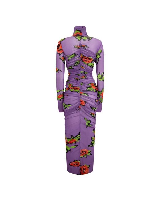 Philosophy Di Lorenzo Serafini Purple Maxi Dresses