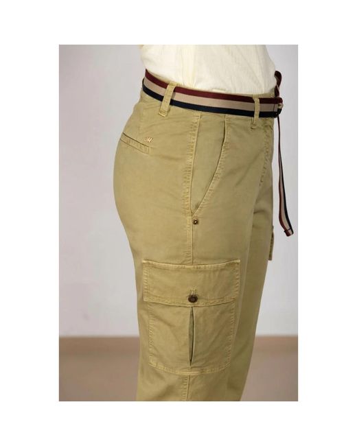 Mason's Natural Cropped Trousers