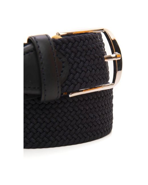 Canali Black Belts for men