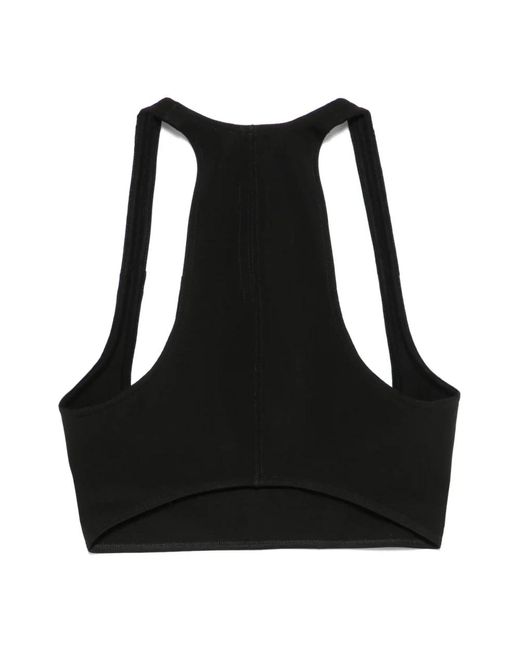 Rick Owens Black Sleeveless Tops