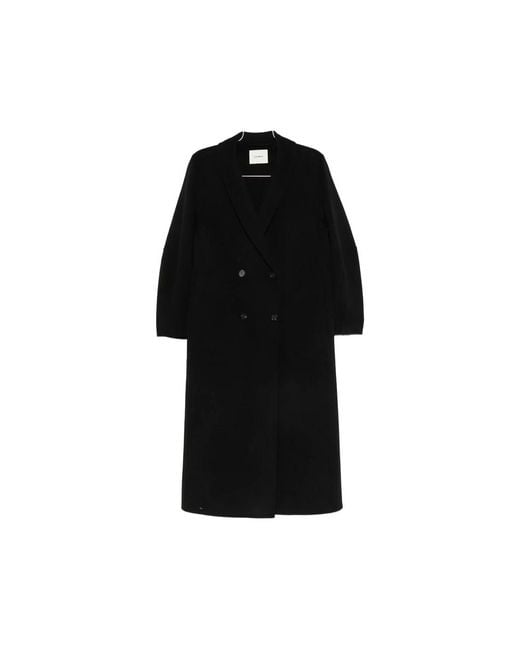 Lisa Yang Black Double-Breasted Coats
